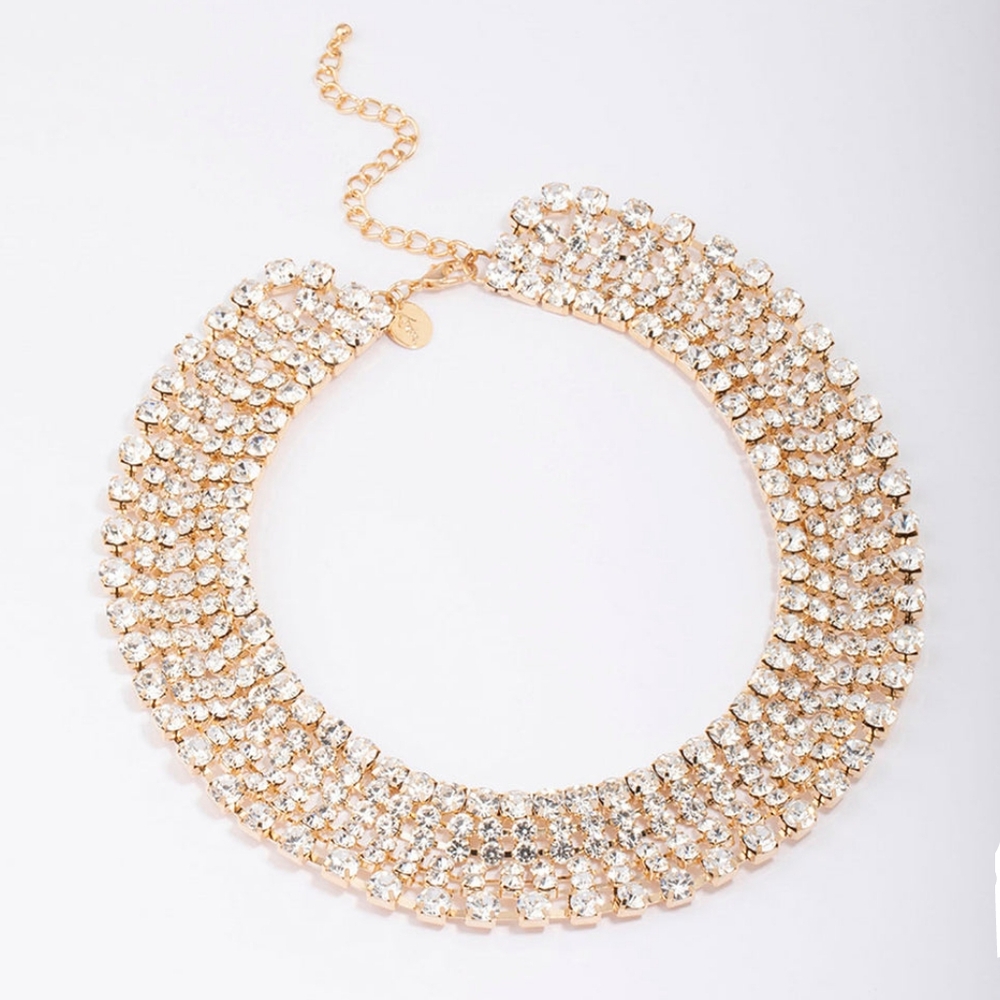 Lovisa crystal statement necklace